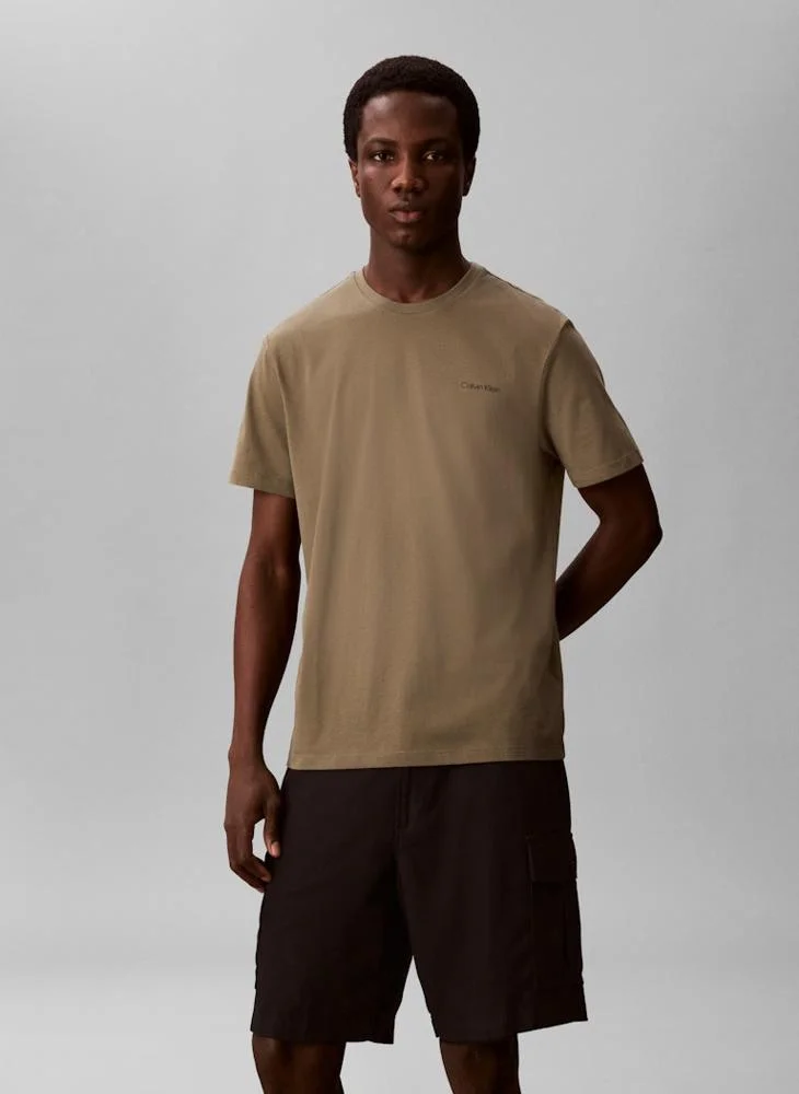 CALVIN KLEIN Micro Logo Crew Neck T-Shirt